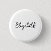Simple & Elegant White Pin - Discreet Accessory Button (Vorderseite)