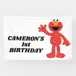 Simple Elmo 1. Geburtstag Banner