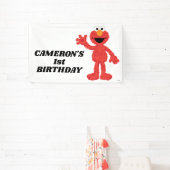 Simple Elmo 1. Geburtstag Banner (InSitu)