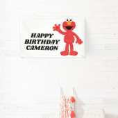 Simple Elmo 1. Geburtstag Banner (InSitu)