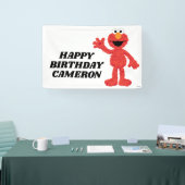 Simple Elmo 1. Geburtstag Banner (Messe)