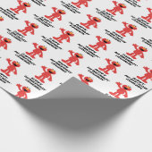 Simple Elmo 1. Geburtstag Geschenkpapier (Ecke)