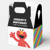 Simple Elmo 1. Geburtstag Geschenkschachtel (Geöffnet)