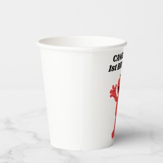 Simple Elmo 1. Geburtstag Pappbecher (Rechts)