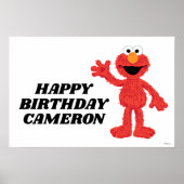 Simple Elmo 1. Geburtstag Poster (Vorne)