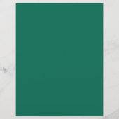 Simple Emerald Green Monogram Elegant Wedding (Rückseite)