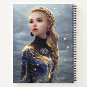 Simple Ethereal Atmosphere Art - Notebook Notizblock (Rückseite)