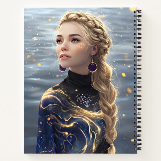 Simple Ethereal Atmosphere Art - Notebook Notizblock (Rückseite)