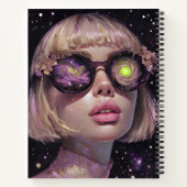 Simple Ethereal Atmosphere Art - Notebook Notizblock (Rückseite)