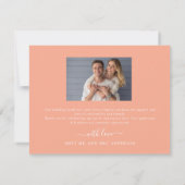 Simple Eucalyptus Greenery Wedding Dankeskarte (Rückseite)