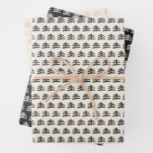 Simple Evergreen Geschenkpapier Set (Beispiel)