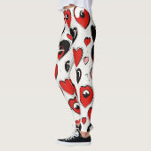 "Simple Eyes Emoji Pattern on Hard" Leggings (Links)