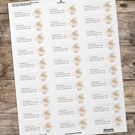 Simple Fall Autumn Greenery Watercolor Foliage