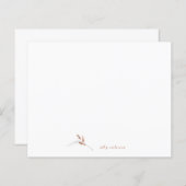 Simple Fall Minimalistisch Foliage Individuelle Na (Vorne/Hinten)