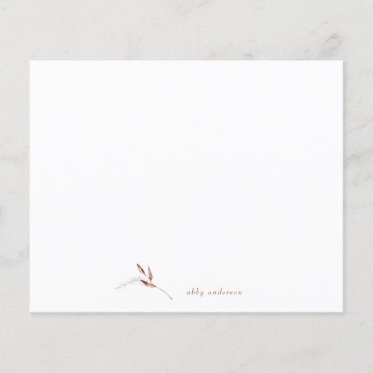 Simple Fall Minimalistisch Foliage Individuelle Na (Vorderseite)