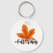 Simple Fall Vibes Print Schlüsselanhänger (Vorderseite)