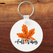 Simple Fall Vibes Print Schlüsselanhänger (Vorderseite)