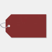 Simple Falu Red Geschenkanhänger (Rückseite Horizontal)