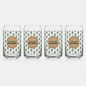 Simple Feliz Navidad Christmas Tree Dosenglas (Vorderseite)