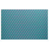 Simple Flamingo Pink Polka Dots Stoff (Yard (91,4 cm))