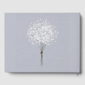 Simple Floral Bouquet Gästebuch (Rückseite)