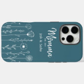 Simple Floral Nana Custom Title Case-Mate iPhone Hülle (Rückseite (Horizontal))