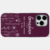 Simple Floral Nana Custom Title Case-Mate iPhone Hülle (Rückseite (Horizontal))