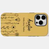 Simple Floral Nana Custom Title Case-Mate iPhone Hülle (Rückseite (Horizontal))