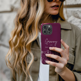 Simple Floral Nana Custom Title iPhone 16 Pro Max Hülle