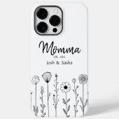 Simple Floral Nana Custom Title Case-Mate iPhone Hülle (Rückseite)