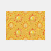 Simple Flower Drawings Fleecedecke (Vorderseite (Horizontal))