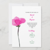 Simple flower save the date (Vorderseite)