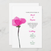 Simple flower save the date (Vorne/Hinten)