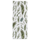 Simple Forest Botanicals Aquarellen Weihnachten Geschenktüte Für Weinflaschen (Vorderseite)