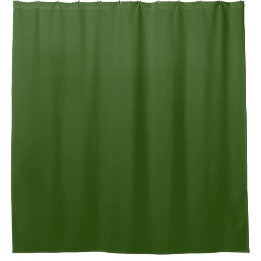 Simple Forest Green Authority® Duschvorhang (Vorderseite)