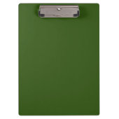 Simple Forest Green Authority® Klemmbrett (Vorderseite)
