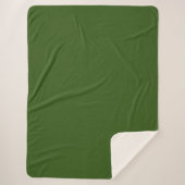 Simple Forest Green Authority® Sherpadecke (Vorderseite)