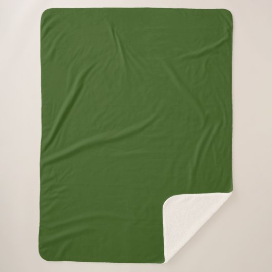Simple Forest Green Authority® Sherpadecke (Vorderseite)