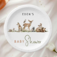 Simple Forest Woodland Animals Kinderdusche