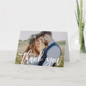 Simple Foto Overlay Wedding Vielen Dank (Vorderseite)