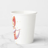 Simple Fox Baby Dusche Pappbecher (Links)