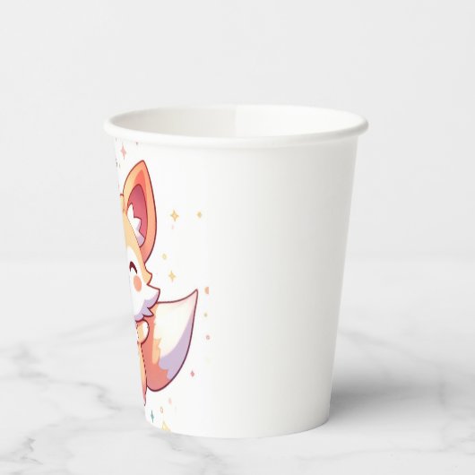 Simple Fox Baby Dusche Pappbecher (Links)
