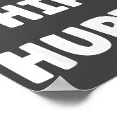 Simple Funny Gym Workout Quote My Hip Hurts  Poster (Ecke)