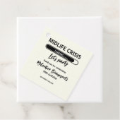 Simple Funny Midlife Crisis Loading 50th Birthday Geschenkanhänger (Beispiel)