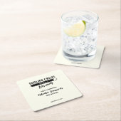 Simple Funny Midlife Crisis Loading 50th Birthday Rechteckiger Pappuntersetzer (Vor Ort)