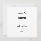 Simple Funny niedlich Springer Spaniel Dog Vielen Karte (Rückseite)