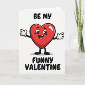 Simple Funny Valentine Card Karte (Vorderseite)