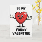 Simple Funny Valentine Card Karte (Gelbe Blume)