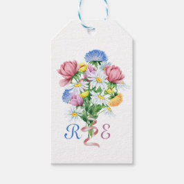 Simple Garden Spring Daisy Wildflower Minimal  Geschenkanhänger