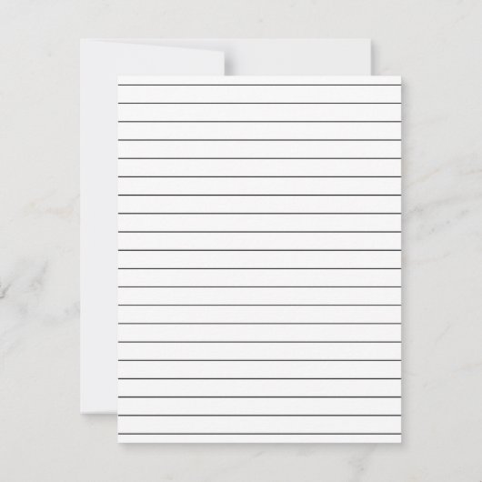 Simple Gay Wedding Save The Date (Rückseite)